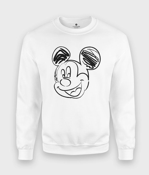 Rysowana Myszka Mickey - bluza klasyczna