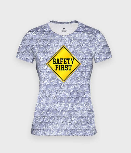 Safety First - koszulka damska fullprint