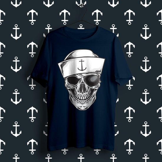 Sea Skull - koszulka męska-2