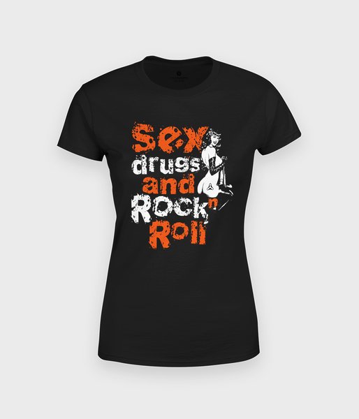 Sex, Rock i Rock n Roll - koszulka damska