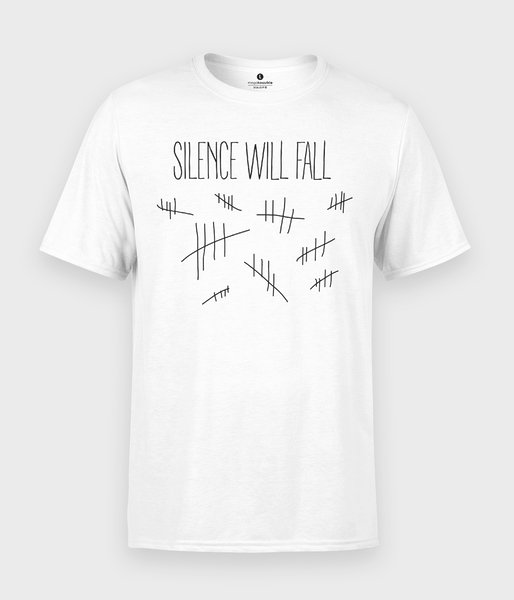 Silence will fall - koszulka męska