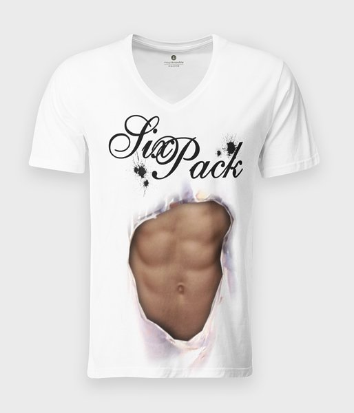 Six Pack - koszulka męska v-neck