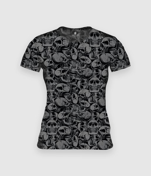 Skulls - koszulka damska fullprint
