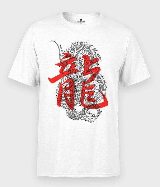 Smok kanji - koszulka męska