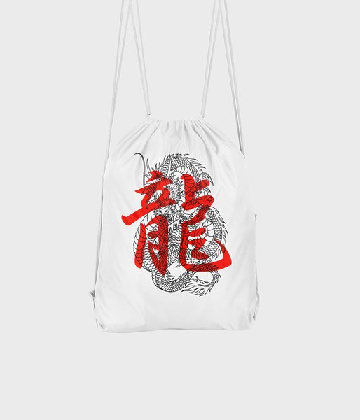 Smok kanji - plecak workowy