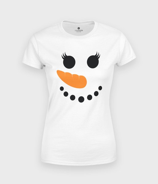 Snowman - mama - koszulka damska