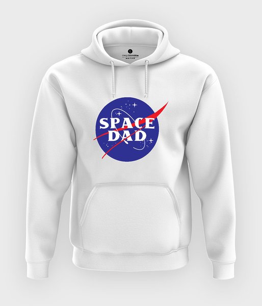Space dad - bluza z kapturem