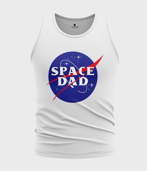 Space dad - koszulka męska bez rękawów