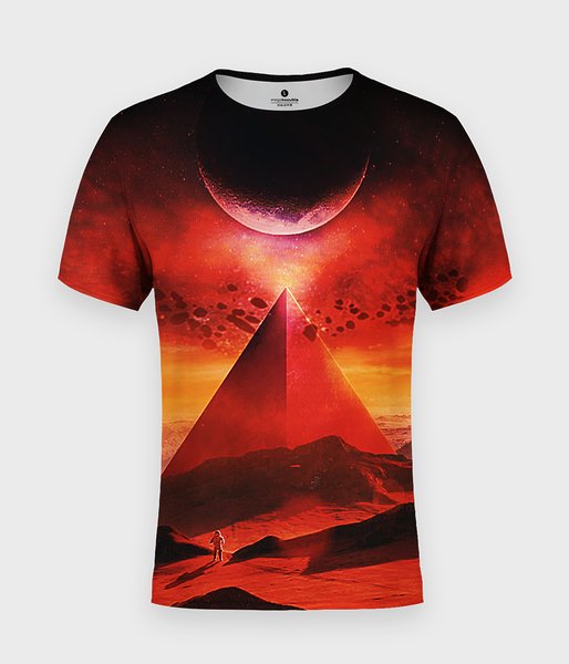 Space pyramid - koszulka męska fullprint