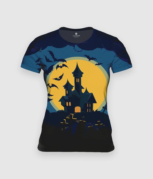 Spooky Mansion - koszulka damska fullprint
