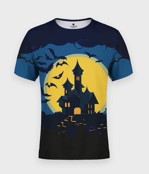 Spooky Mansion - koszulka męska fullprint