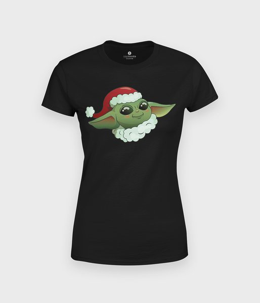 Star Wars Świąteczny Baby Yoda - koszulka damska