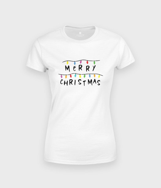 Stranger things christmas - koszulka damska