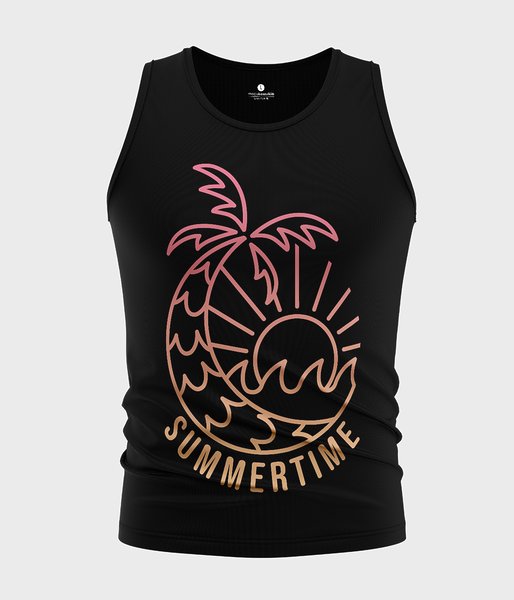 Summertime - koszulka męska bez rękawów