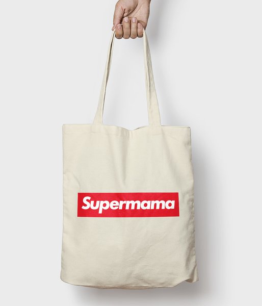Supermama - torba bawełniana