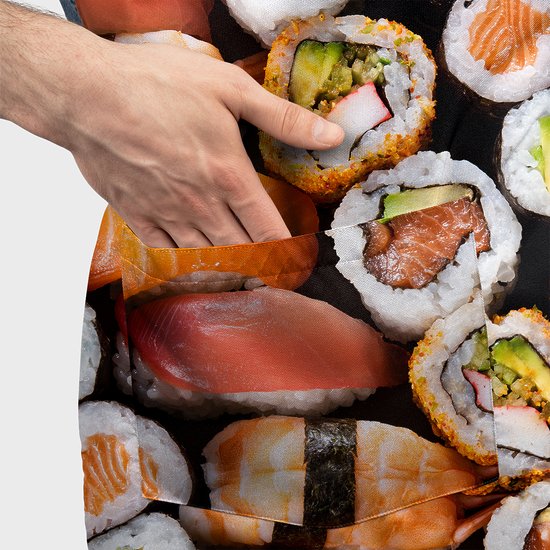 Sushi z bliska - fartuch fullprint-2