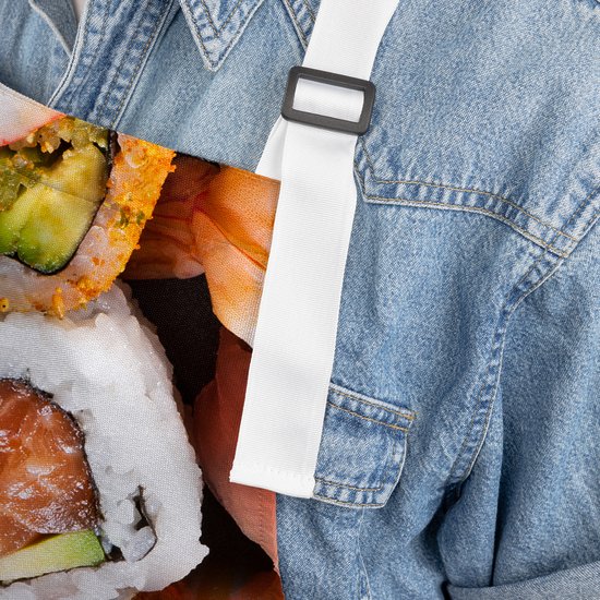 Sushi z bliska - fartuch fullprint-3