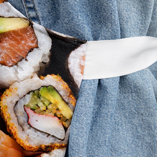 Sushi z bliska - fartuch fullprint-4