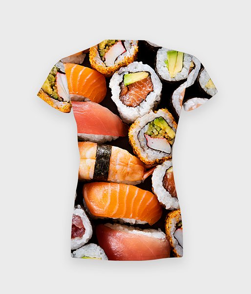 Sushi z bliska - koszulka damska fullprint-2