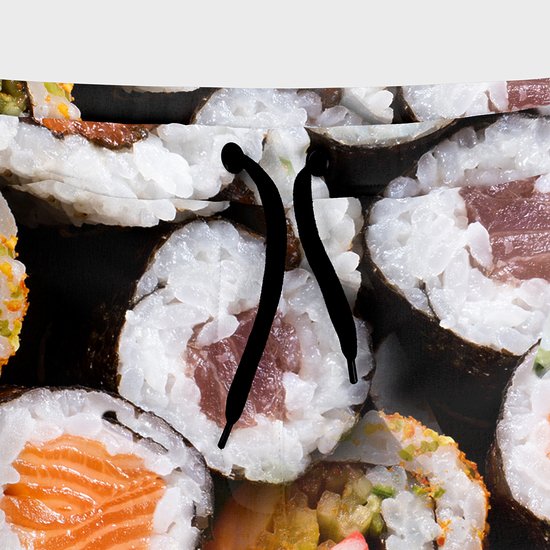Sushi z bliska - spodnie dresowe męskie fullprint-3
