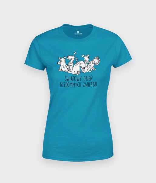 Światowy Dzień Bezdomnych Zwierząt - koszulka damska