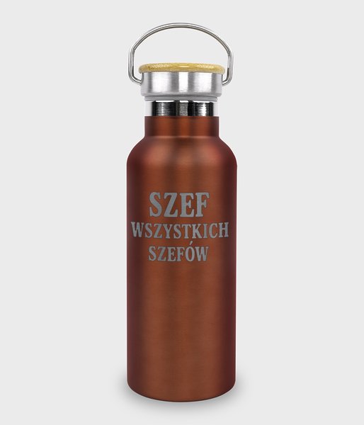 Szef wszystkich szefów Czerwony - termos ze stali nierdzewnej