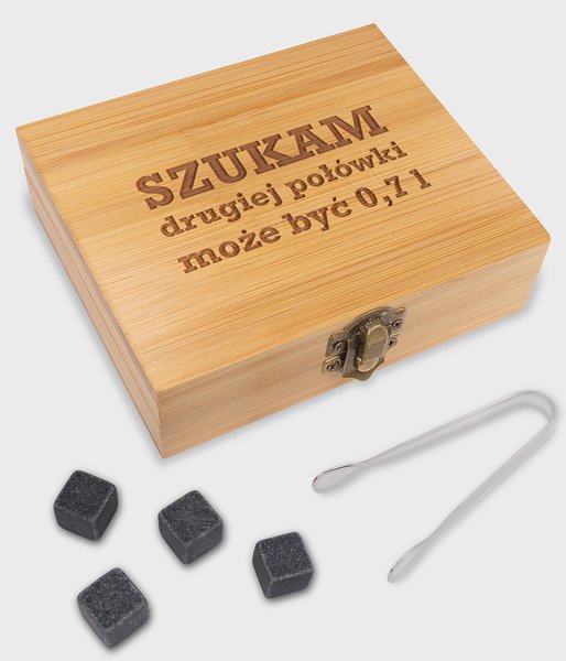 Szukam drugiej połówki  - kamienie do whisky