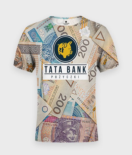 Tata bank - koszulka męska fullprint