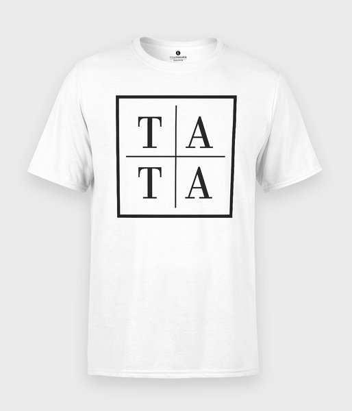 Tata - kwadrat - koszulka męska