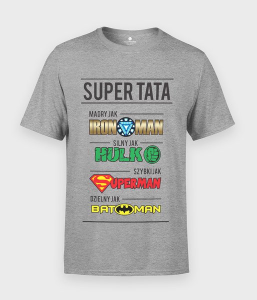 Tata Superbohater - koszulka męska