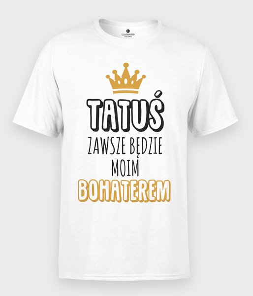 Tatuś bohaterem - koszulka męska