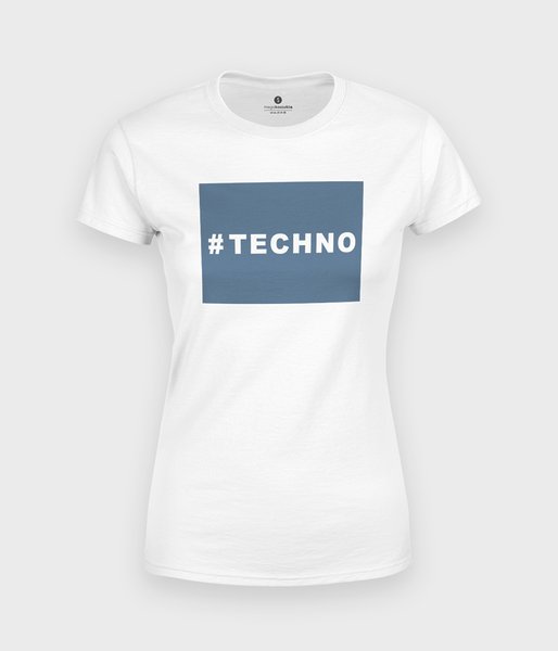Techno 3 - koszulka damska
