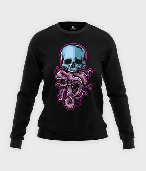 Tentacle Skull - bluza klasyczna damska