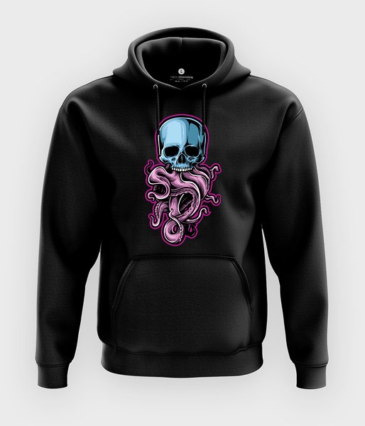 Tentacle Skull - bluza z kapturem