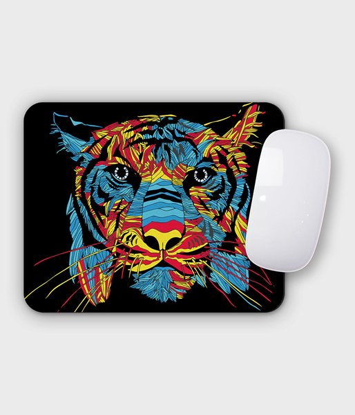 Tiger Colorfully - podkładka pod mysz pozioma - mała