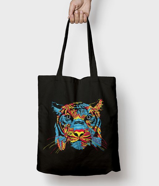 Tiger Colorfully - torba bawełniana