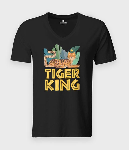 Tiger King - koszulka męska v-neck