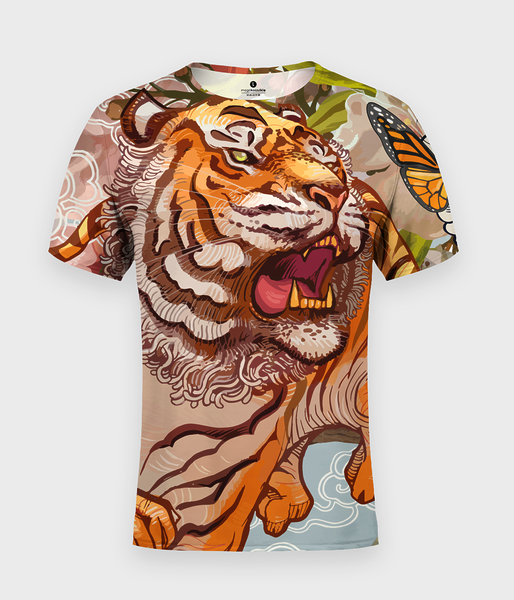 Tiger - koszulka męska fullprint