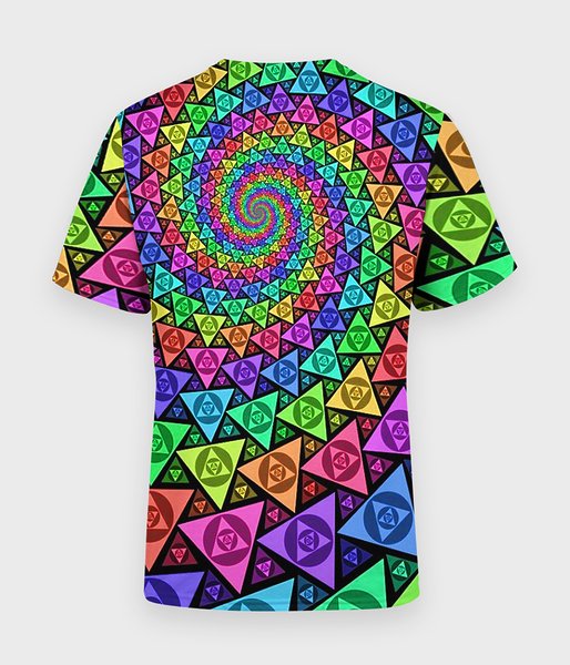 Trippy triangles - koszulka męska fullprint-2
