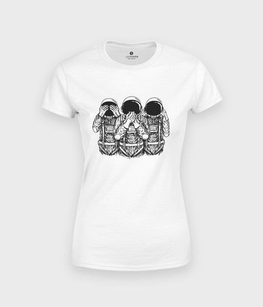 Trzech astronautów - koszulka damska