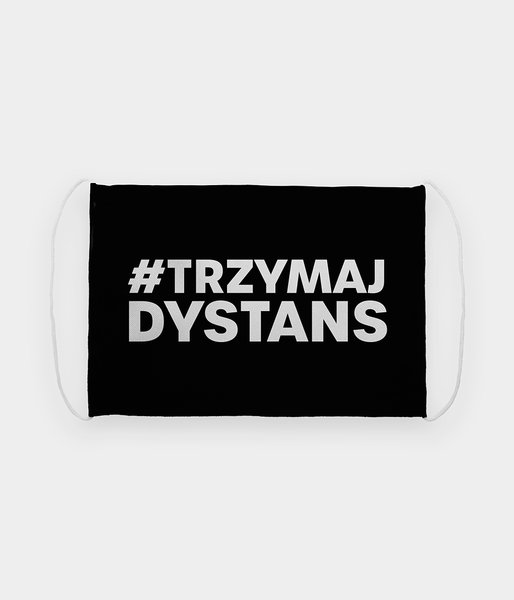 Trzymaj dystans - maska na twarz fullprint