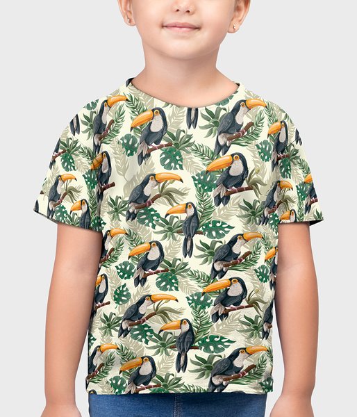 Tukany - koszulka dziecięca fullprint