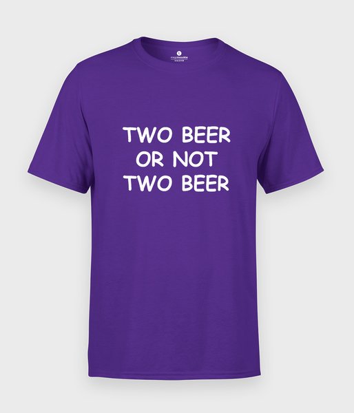 Two beer or not two beer - koszulka męska