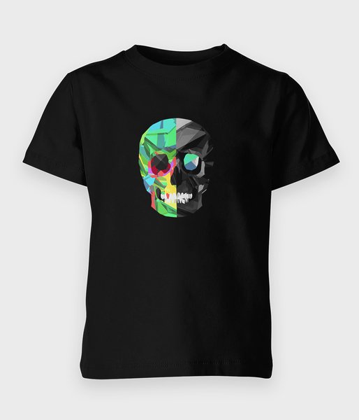 Two-color skull - koszulka dziecięca