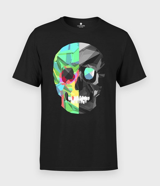 Two-color skull - koszulka męska
