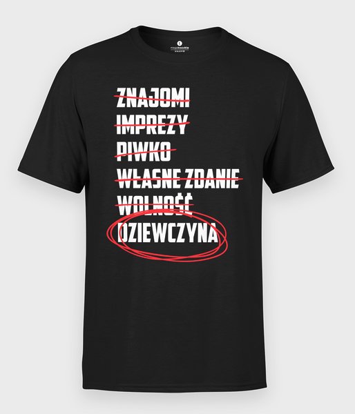 Tylko Dziewczyna - koszulka męska