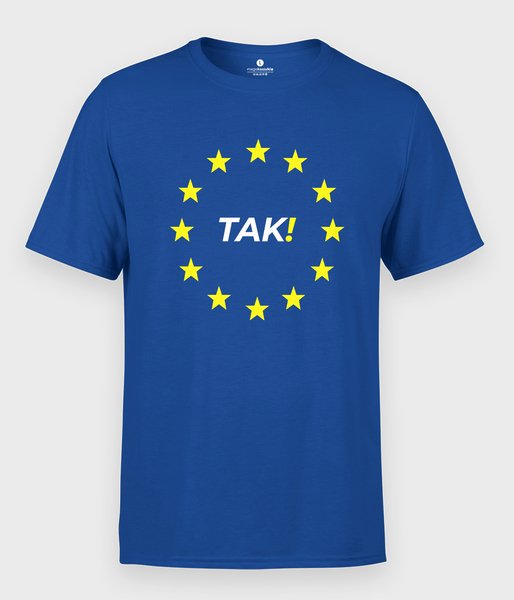 Unia Europejska - Tak! - koszulka męska