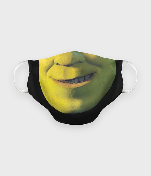 Uśmiech Shreka - maska na twarz premium