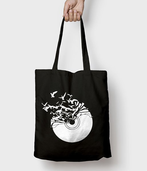 Vinyl Birds - torba bawełniana
