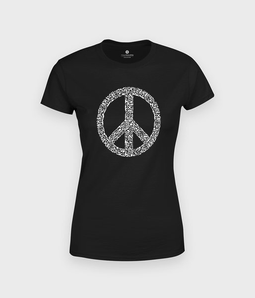 War Peace - koszulka damska